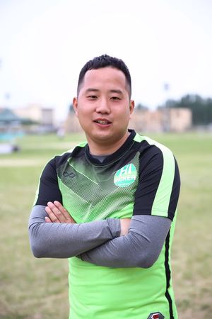 竺箐,d级教练员,爱踢客11年青英队主教练,北京实验学校足球队主教练